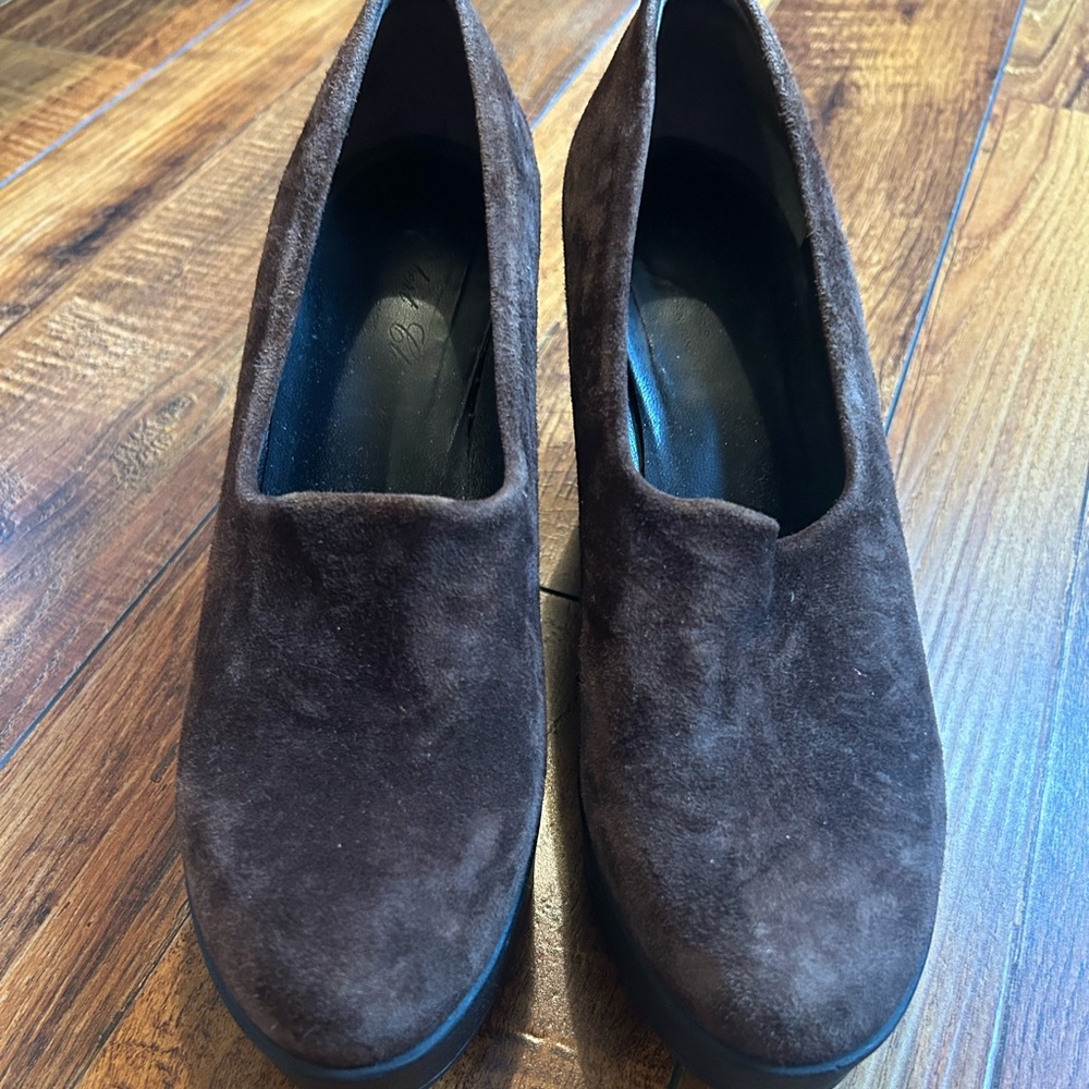 Robert Clergerie Brown Platform Shoes